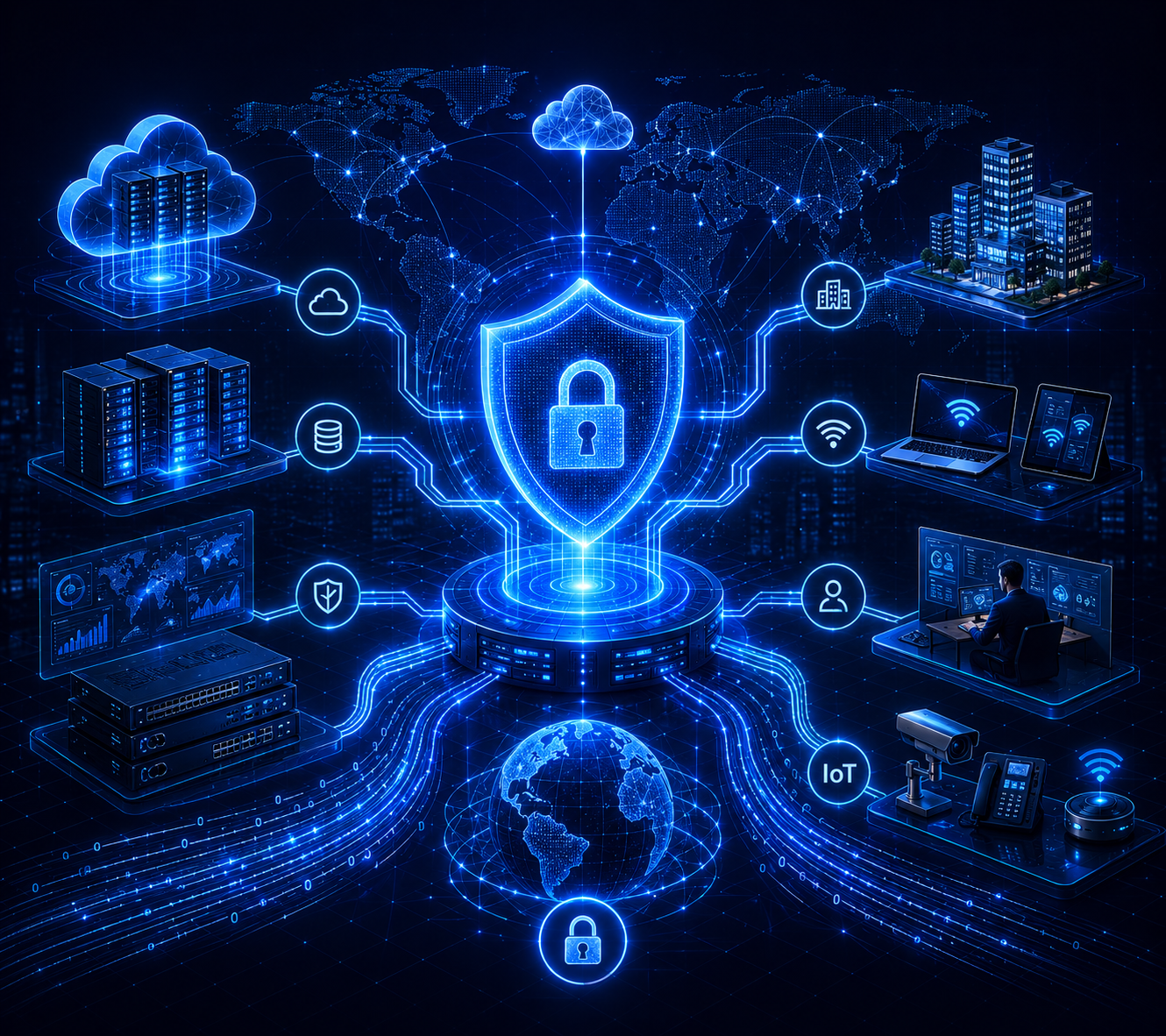network and security hub image