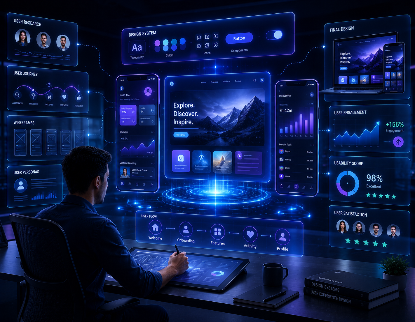 product design workspace image