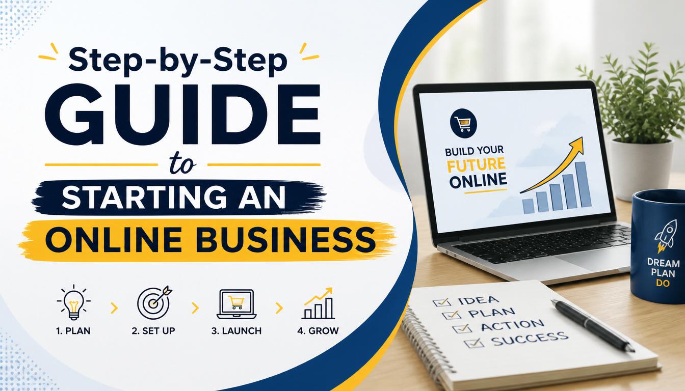 how to start an online business image