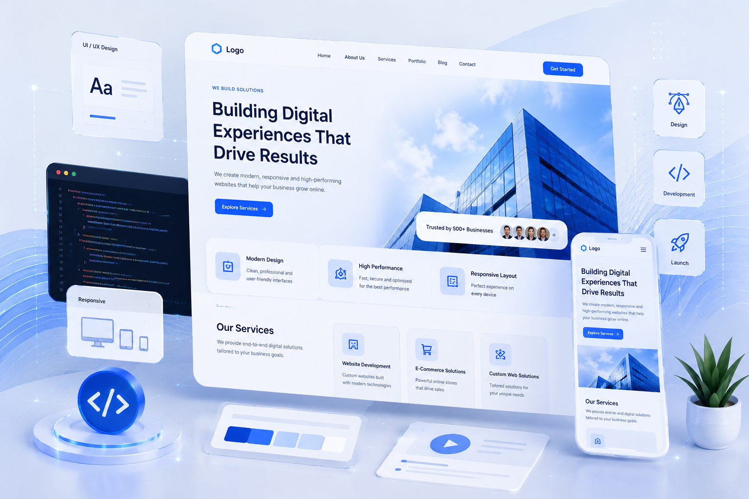 web design concept